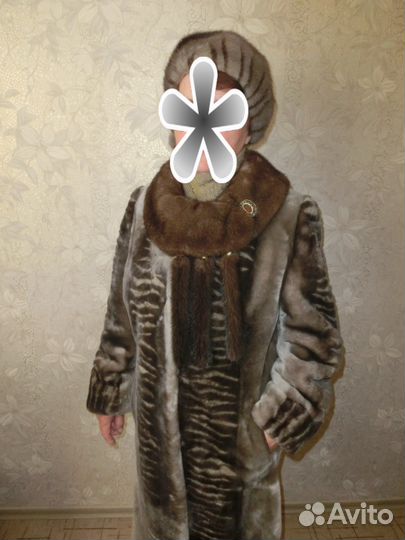 Шуба из мутона