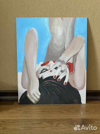 Картина «Соблазн», холст, акрил