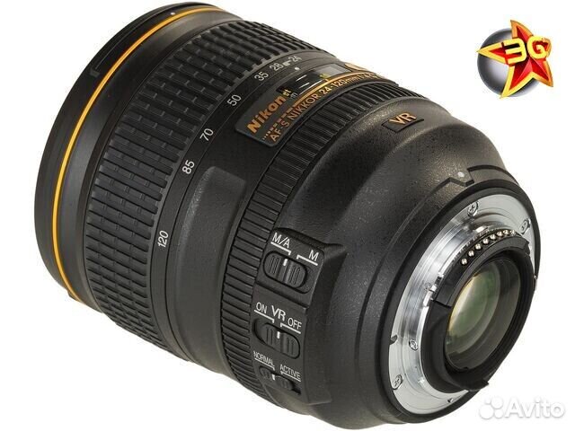 Объектив Nikon 24-120mm f/4G ED VR AF-S Nikkor
