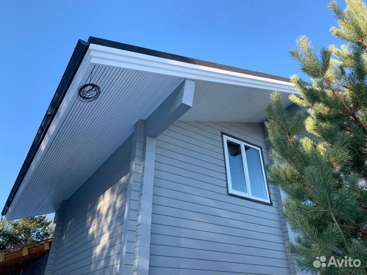 Подшива кровли из дерева