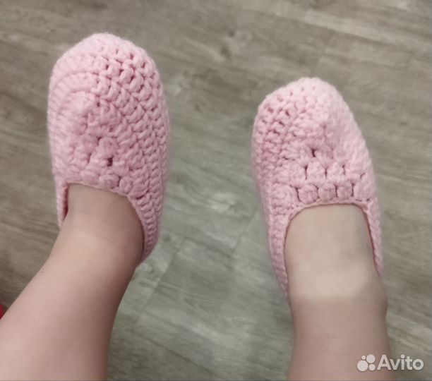 Вязаные следки детские