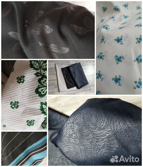 Отрезы ткани ссср. Хлопок,костюмная,стрейч.цена от