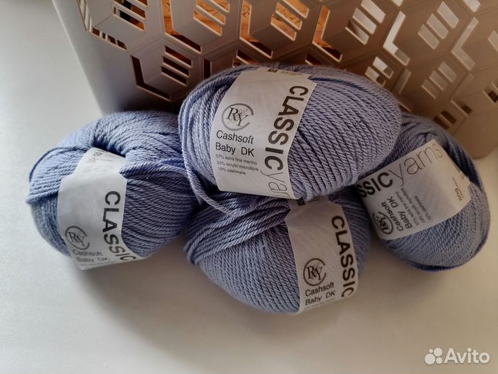 Пряжа Rowan Cashsoft Baby DK, 4 мотка