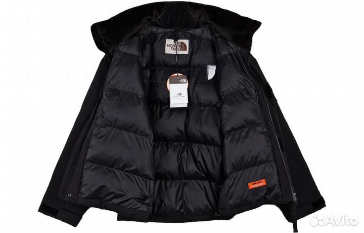 THE north face Quilted Jacket Unisex Black (XL)(30)