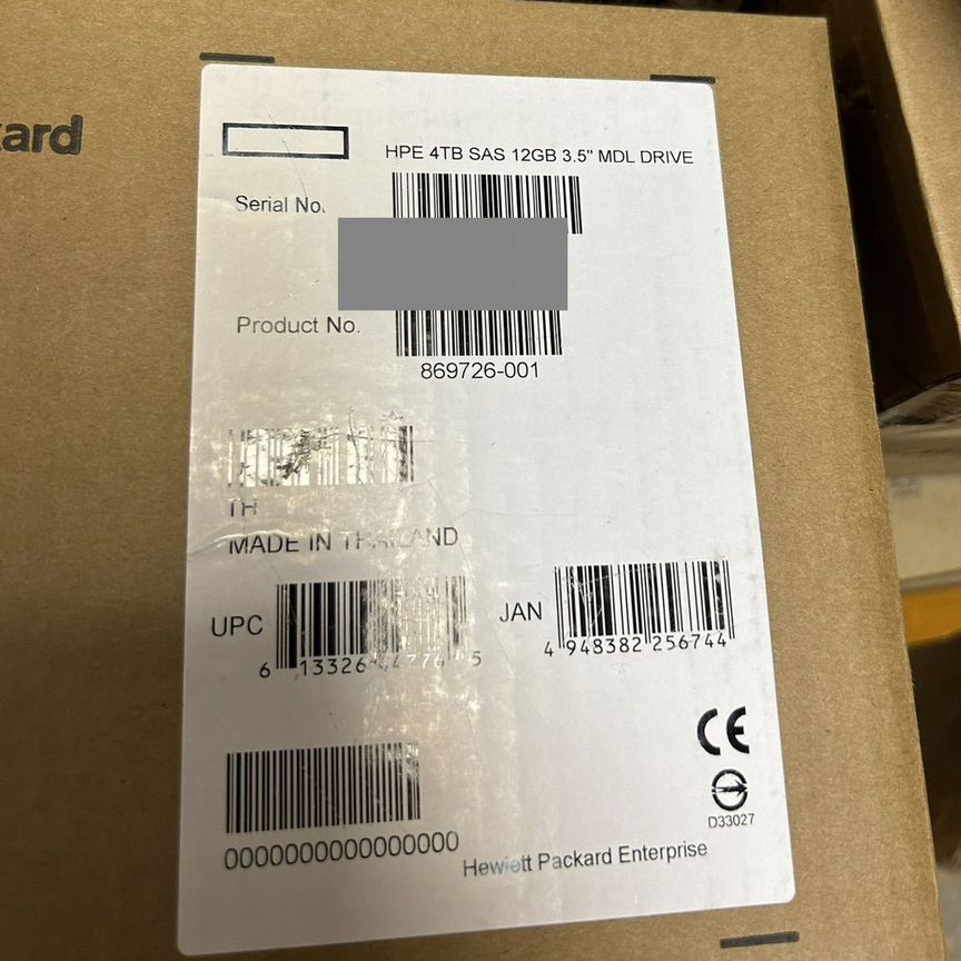 [869726-001] Жесткий Диск Hp 4tb 3.5 869726-001 820194-002