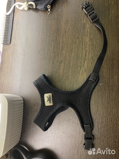 Поводок рулетка 1,5 метра, шлейка размер s