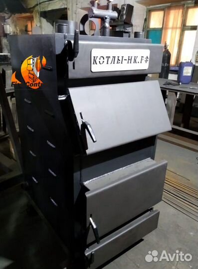 Котел длительного горения с увеличенной топкой