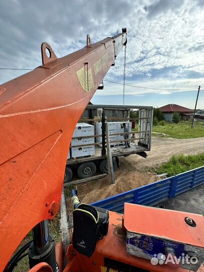 Кран борт, кран манипулятор