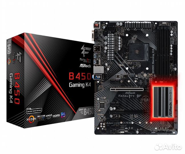 Материнская плата ASRock Fatal1ty B450 Gaming K4