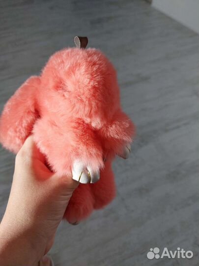 Брелок,игрушка,мягкий заяц