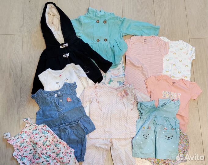 Вещи пакетом на девочку 74-80