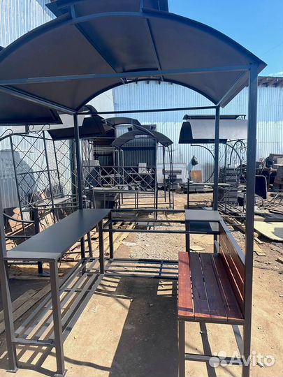 Мангал 3 мм с печью под казан