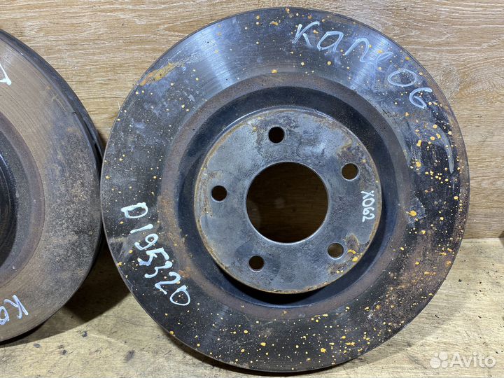 Комплект передних тормозных дисков Renault Koleos