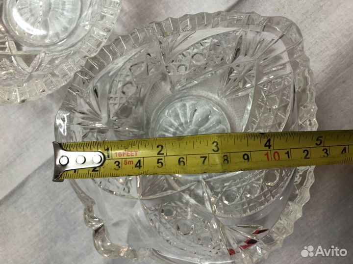 Вазочки хрустальные