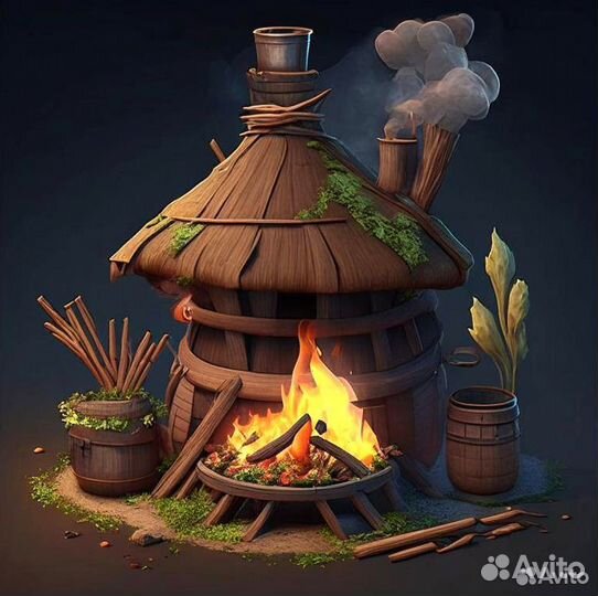 Коптильня 4 в 1 для бизнеса