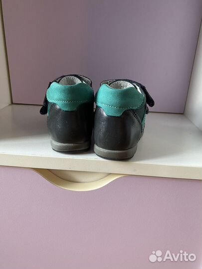 Ботиночки на первый шаг весна осень кожа