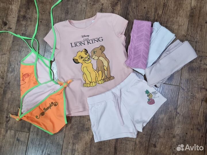 Вещи пакетом на девочку 116-122 H&M