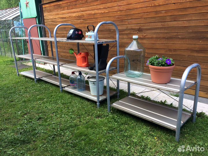 Стеллаж разборный металлический бу