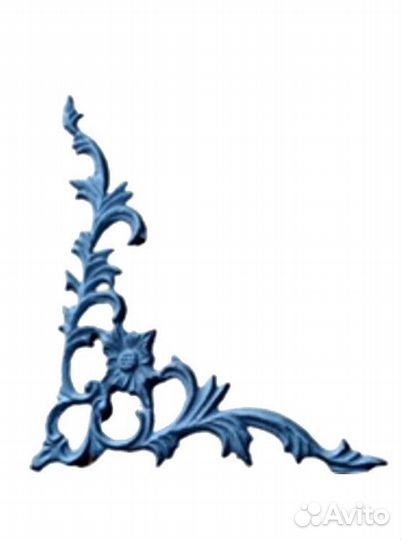 Кованые элементы для декорирования каминов и лестн