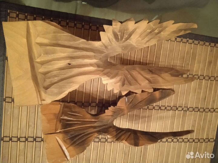 Статуэтки СССР дерево, резьба Орëл