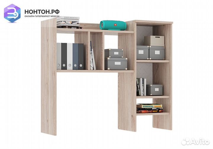 Надстройка для стола Панда 28.01 дуб мария / белый