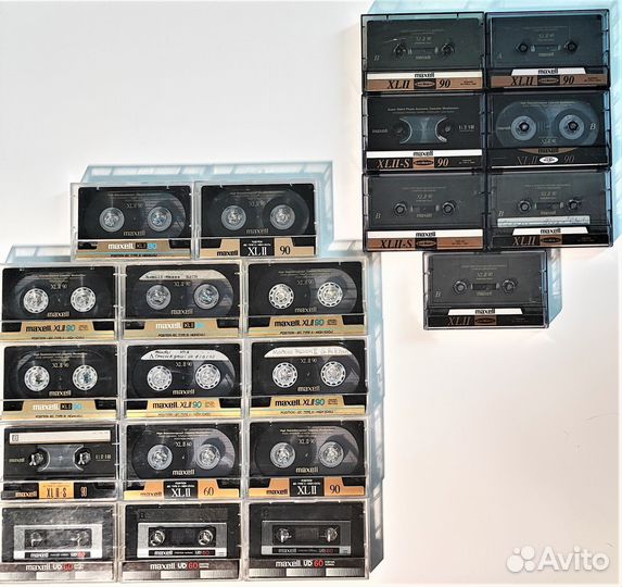 Аудиокассеты Maxell XL II 90 (Cr02)