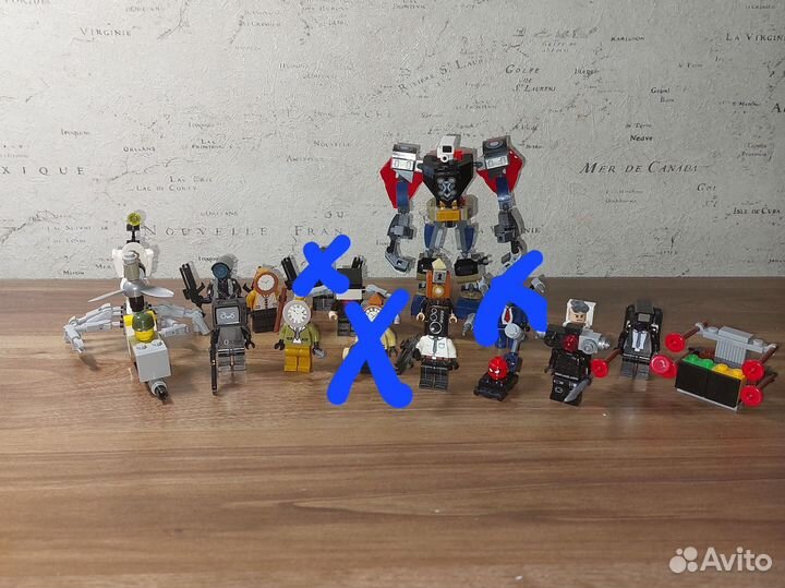 Lego skibidi туалет мини фигурки