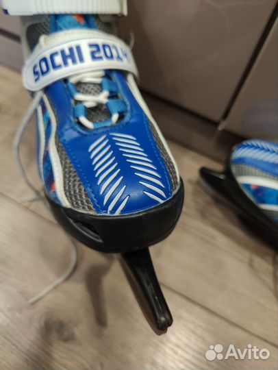 Коньки раздвижные 34-37