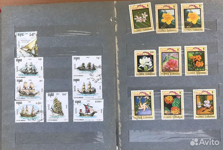 Марки разных стран старые