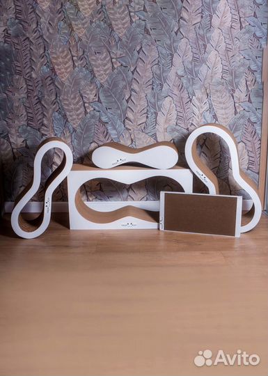 Когтеточка картонная для домашних питомцев