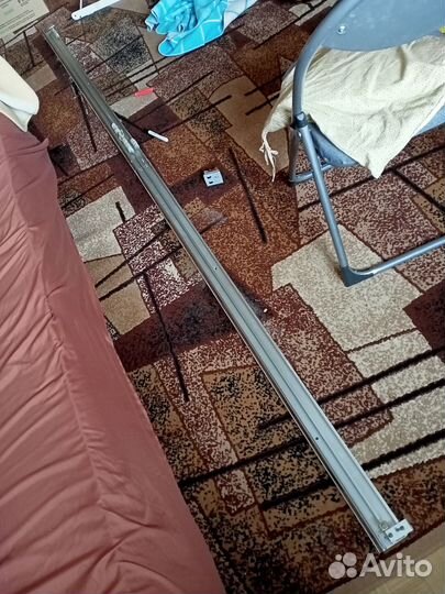 Карниз 3м. Алюминиевый. Двухрядный. Потолочный