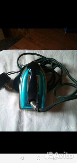 Утюг электрический, дорожный, маленький. СССР