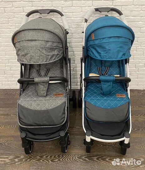 Коляска прогулочная новая Dearest 818 plus серая