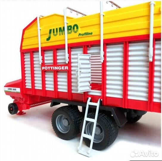 Огромный автопогрузчик кормов bruder pottinger