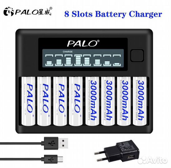 Зарядное устройство для AA/AAA аккумуляторов