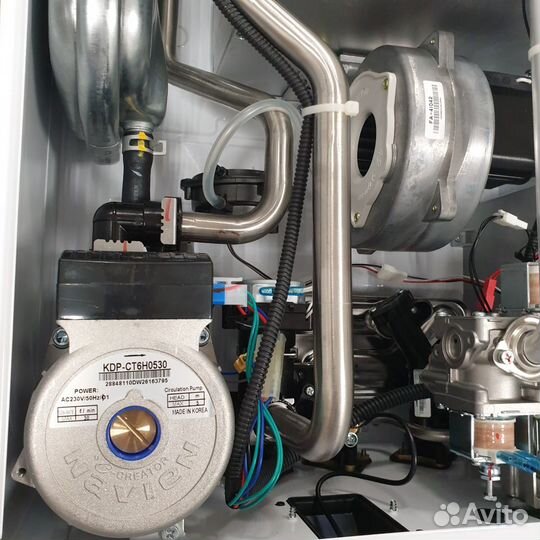 Газовый 2конт. турбо котел 24квт (made in Korea)