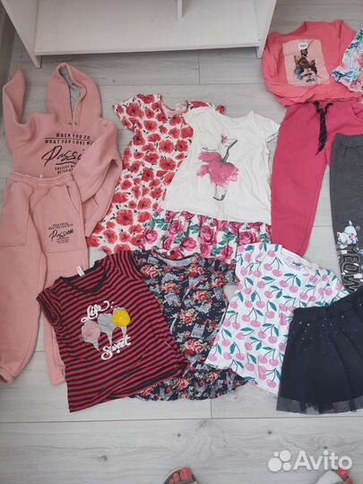 Вещи пакетом на девочку 5-6 лет рост 122