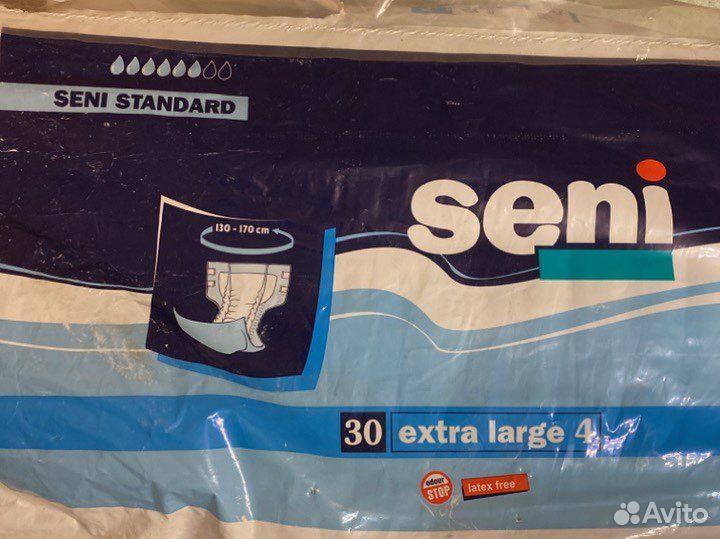 Памперсы для взрослых seni xl 4