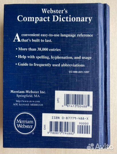 Толковый словарь английского языка Merriam Webster