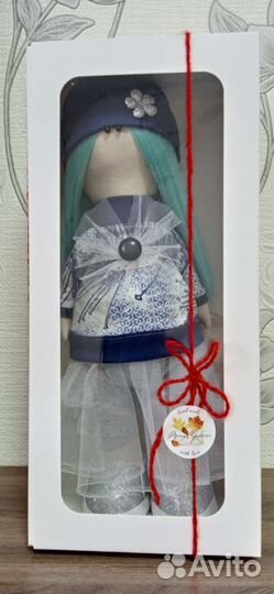 Интерьерная текстильная кукла