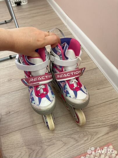 Ролики reaction детские раздвижные 26-31