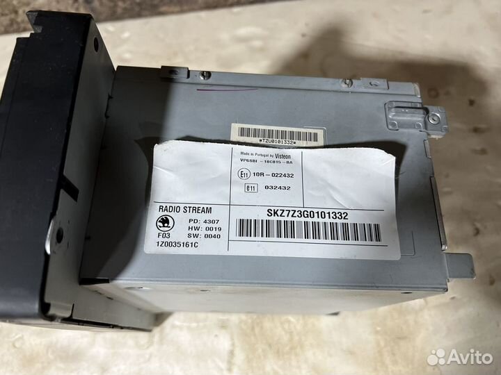 Штатная магнитола на skoda octavia a5