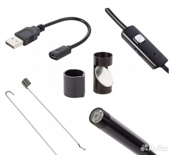 Эндоскоп, новый, комплект