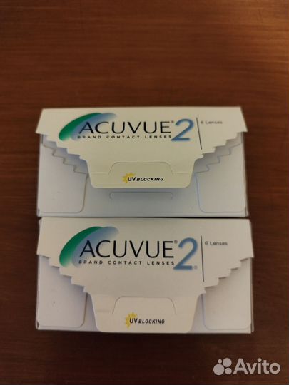 Линзы контактные acuvue 2 +5