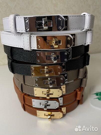 Ремень hermes kelly кожа