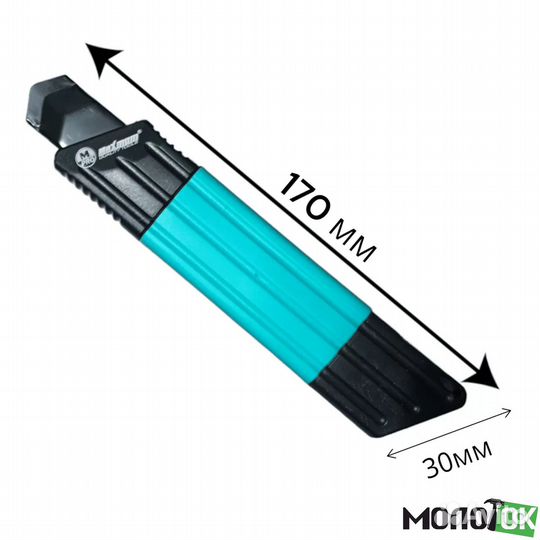 Нож канцелярский 18 мм, усиленный, лезвие SK5, с а