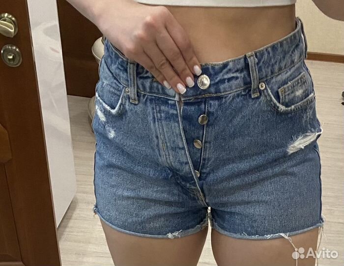 Шорты джинсовые bershka