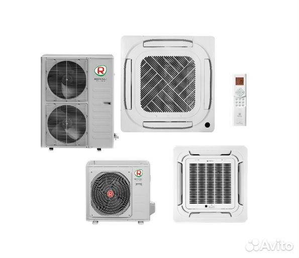 Кассетный Кондиционер Royal Clima на 100кв.м