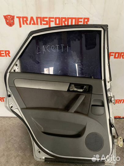 Стекло двери заднее левое Шевроле Лачетти