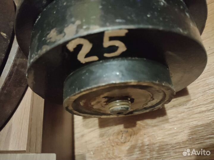 Гантели самодельные 25 кг